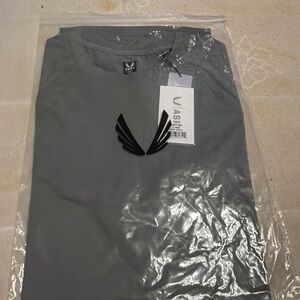 ASRV DSG-0660 AEROSILVER ESTABLISHED TEE S SAGE